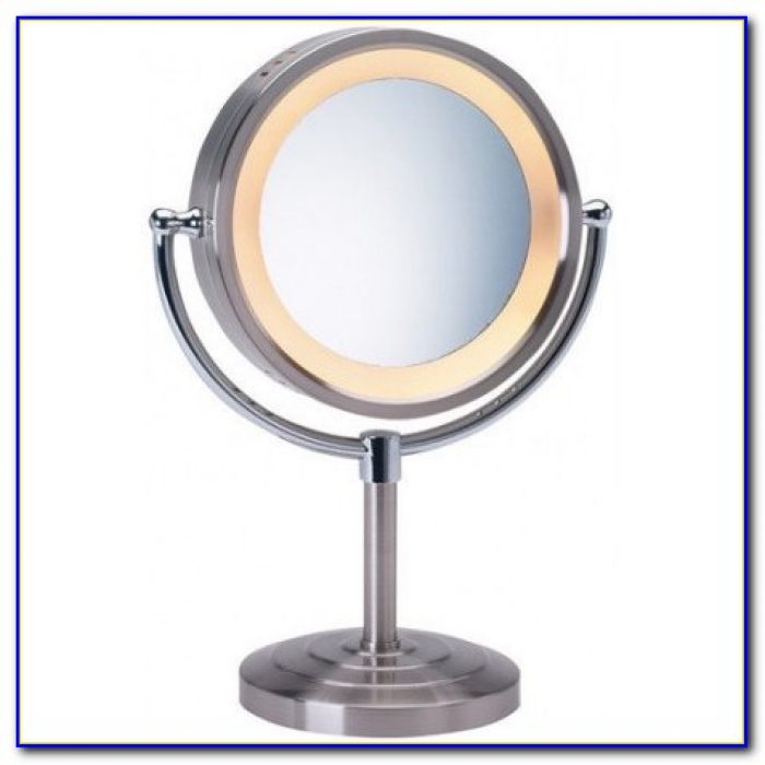 Broadway Lighted Vanity Makeup Desk Black - Desk : Home Design Ideas #ymng68GPRO25412