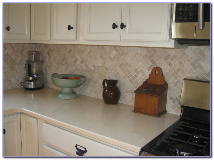 White Marble Subway Tile Backsplash Tiles Home Design