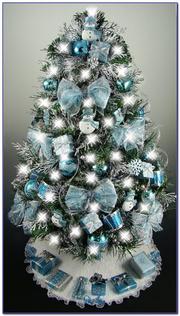 Live Decorated Tabletop Christmas Trees Live Decorated Tabletop Christmas Trees