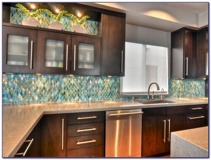 Sea Glass Mosaic Tile Backsplash Sea Glass Mosaic Tile Backsplash