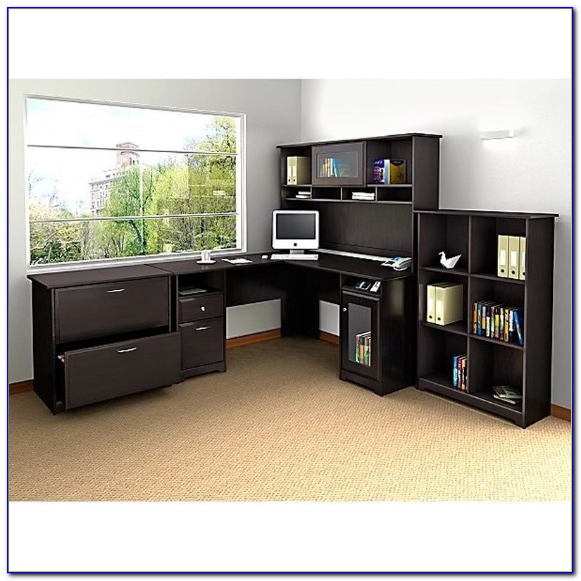 Bush Cabot L Shaped Desk Heather Gray Home Design Ideas Bush Cabot L Shaped Desk Heather Gray