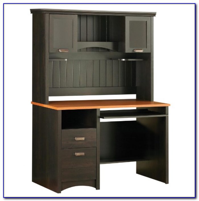 Sauder Edge Water Computer Desk White Sauder Edge Water Computer Desk Estate Black Finish