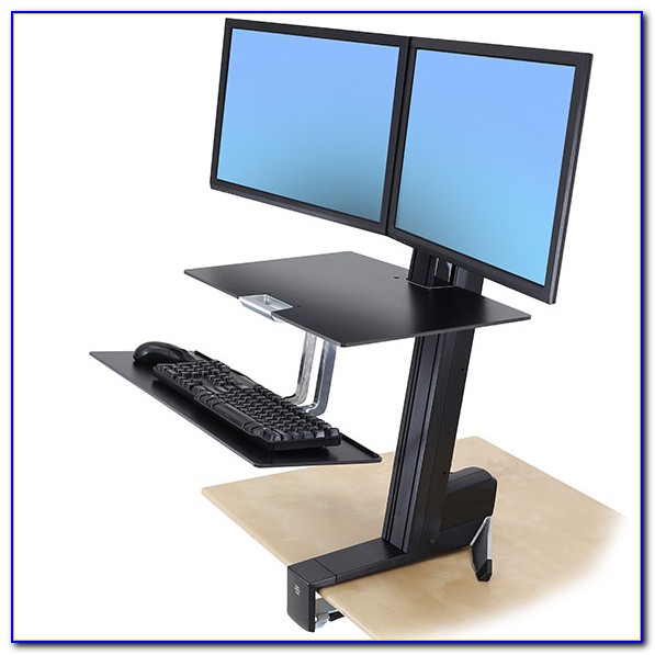 Adjustable Standing Desk Attachment Desk Home Design Ideas