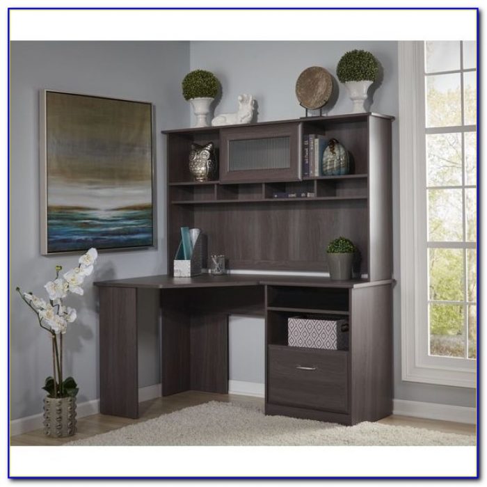 Bush Industries Cabot Corner Desk With Hutch Bush Industries Cabot Corner Desk With Hutch