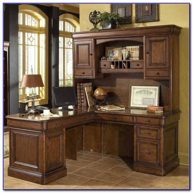 office desk with hutch staples
