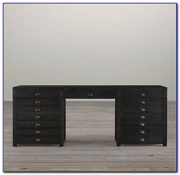 Leather Desk Blotter Restoration Hardware Home