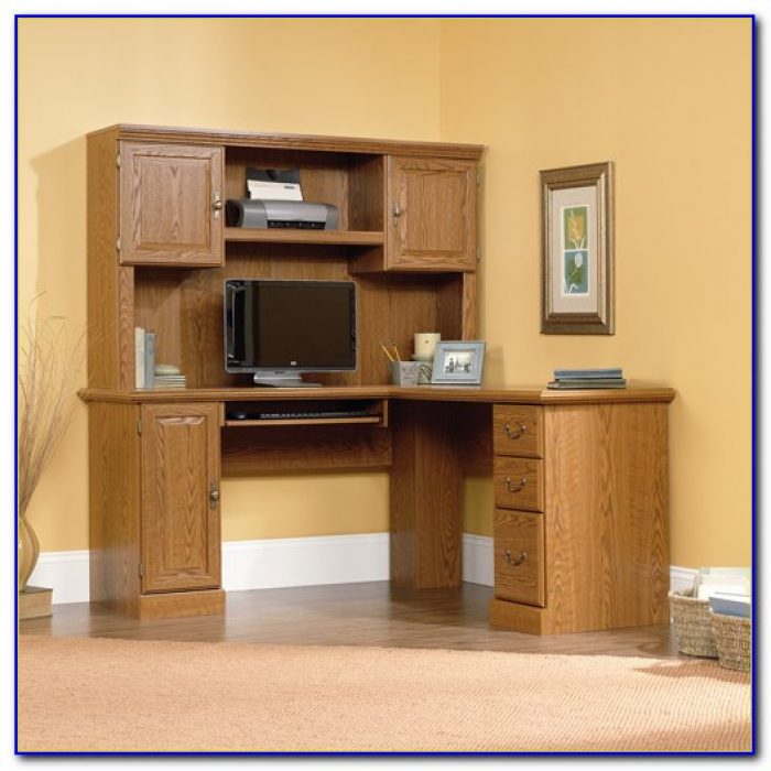 Sauder Harbor View Computer Desk W Hutch Sauder Harbor View Corner Computer Desk With Hutch