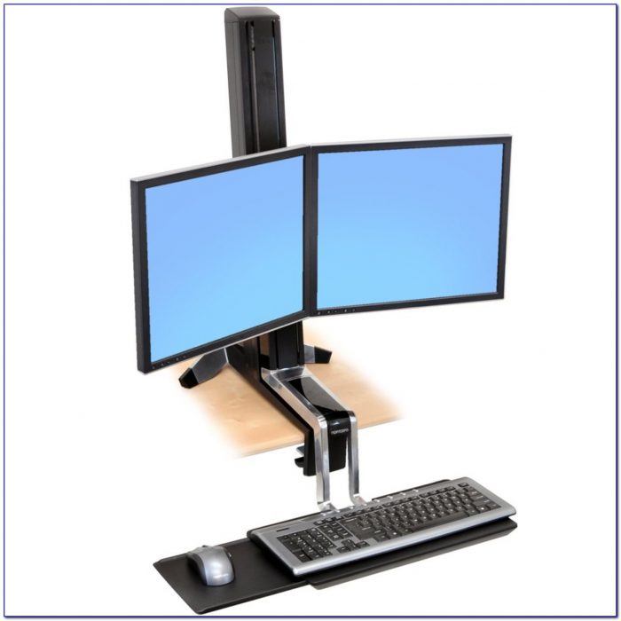 Stand Up Desk Dual Monitor Stand Up Desk Dual Monitor