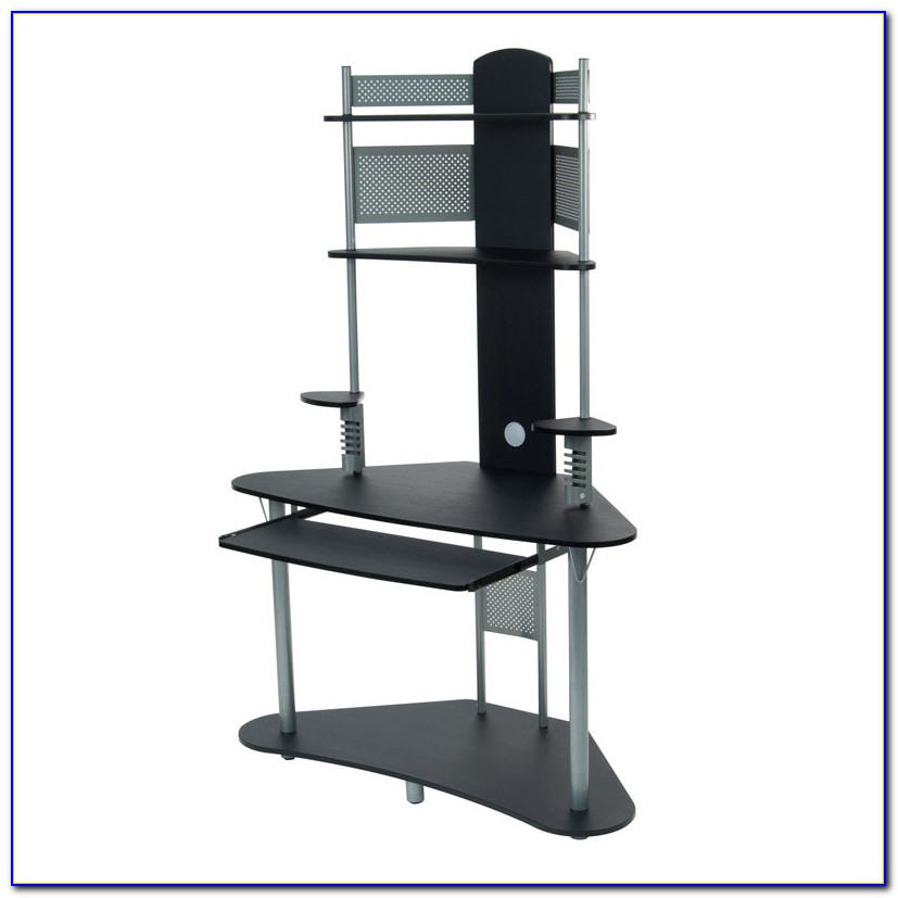 Deluxe Corner Tower Computer Workstation Desk Desk Home Design