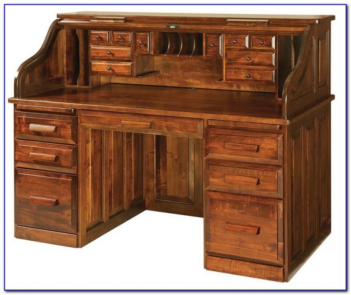 Roll Top Computer Desk With Hutch Roll Top Computer Desk With Hutch
