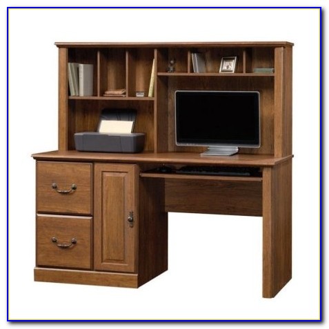 Sauder Graham Hill Computer Desk With Hutch In Autumn Sauder Graham Hill Computer Desk With Hutch Autumn Maple
