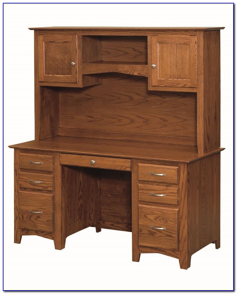 Solid Wood Corner Computer Desk With Hutch Desk Home Design Ideas 
