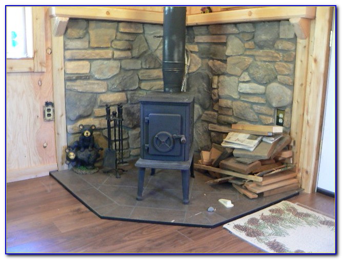 Wood Stove Floor Protection Ideas - Flooring : Home Design ...