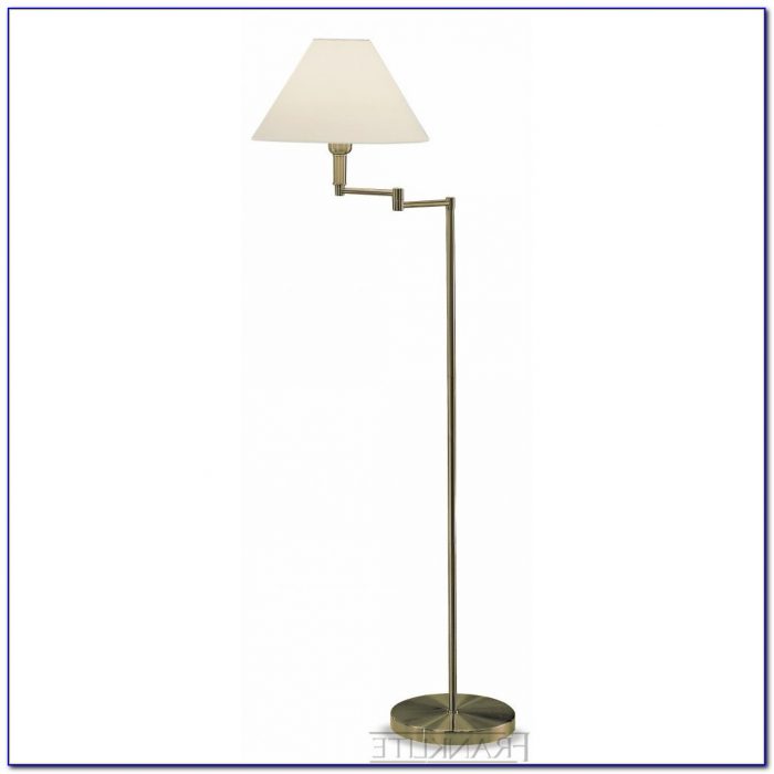 Polished Brass Swing Arm Floor Lamp Polished Brass Swing Arm Floor Lamp