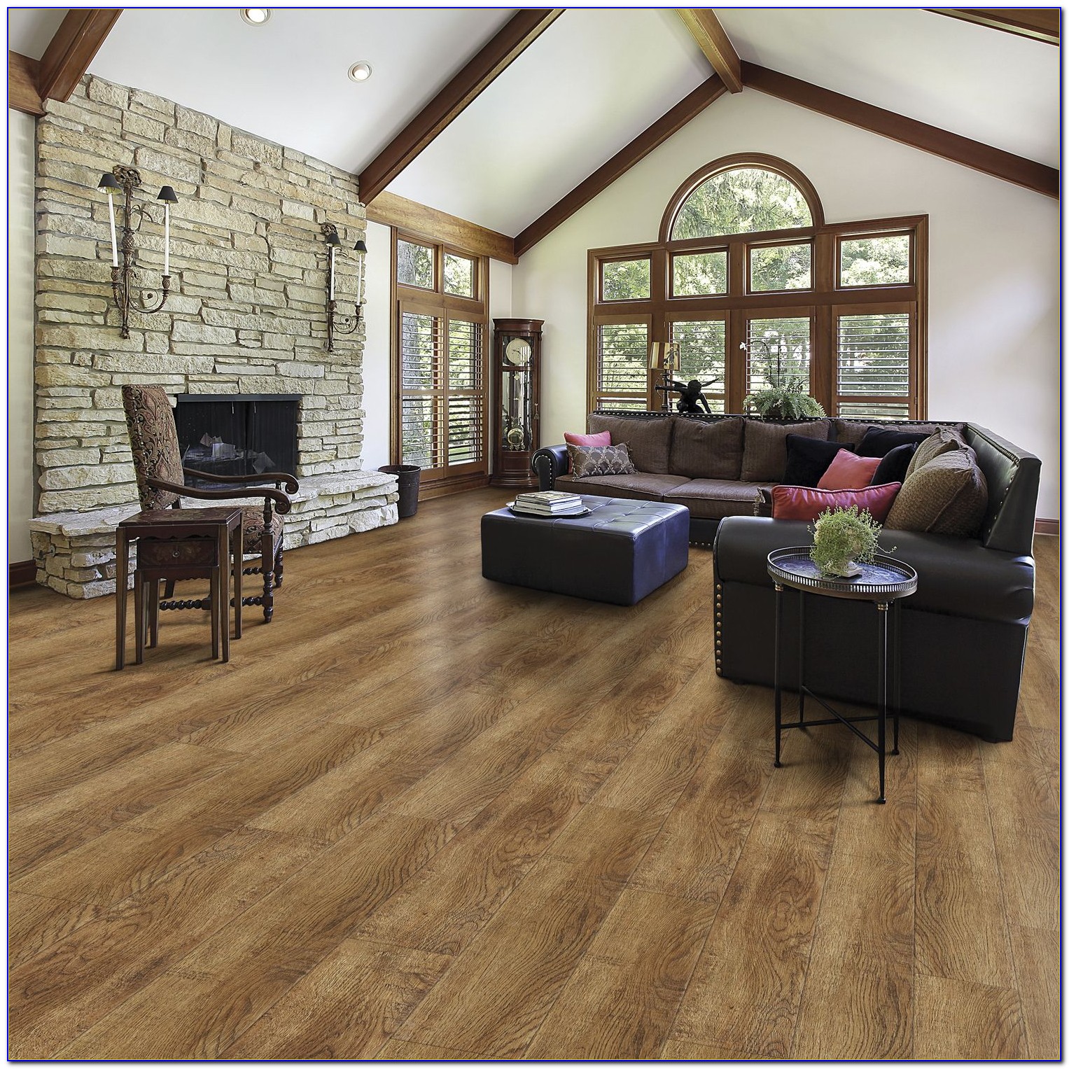 Select Surfaces Laminate Flooring Canyon Oak 16 91 Sq Ft Select Surfacestm Brazilian Coffee Laminate Flooring