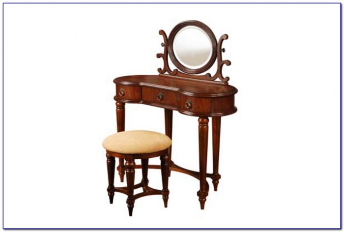 Antique Vanity With Mirror And Bench Antique Vanity With Mirror And Bench