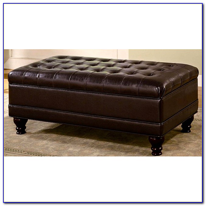 Bench Storage Ottoman With Tufted Top Bench Storage Ottoman With Tufted Top