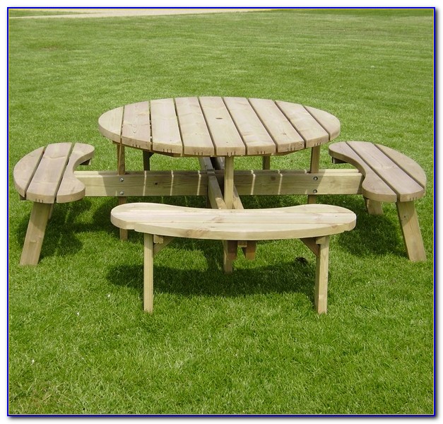 Heavy Duty Round Picnic Benches Bench Home Design Ideas