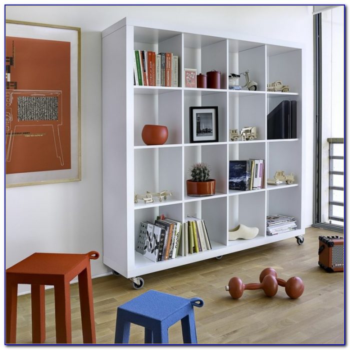 Portable Bookcase On Wheels Bookcase Home Design Ideas