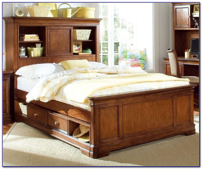 Storage Bed With Bookcase Headboard Queen Storage Bed With Bookcase Headboard Queen
