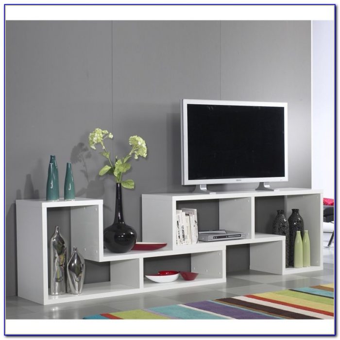 Tv Stand With Side Bookcases Bookcase Home Design Ideas 