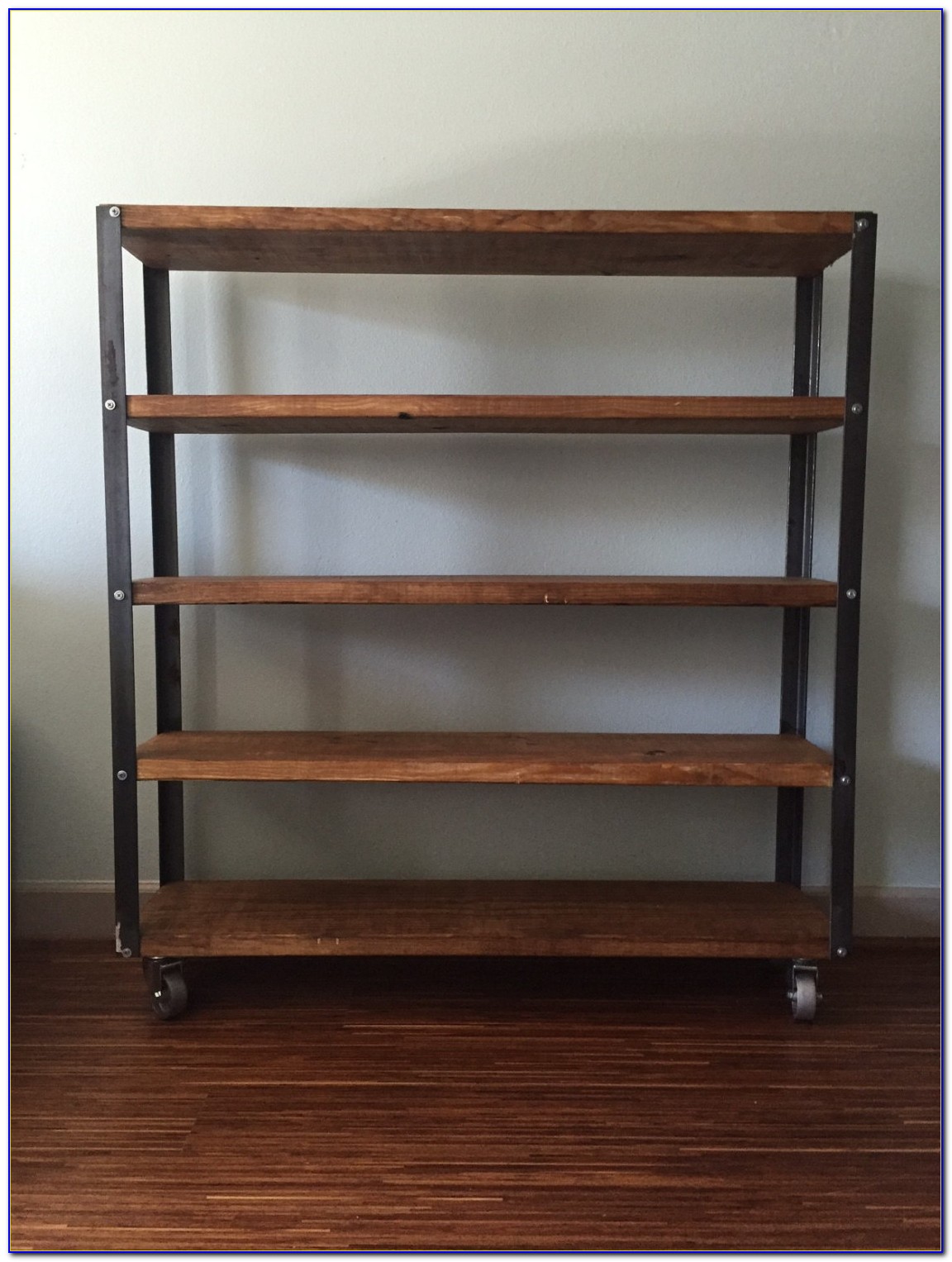 Industrial Bookcase On Casters Bookcase Home Design Ideas qbn1odm7Q4113498