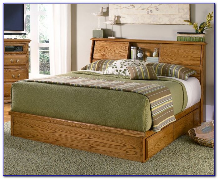 King Size Bed Frame With Bookcase Headboard King Size Bed Frame With Bookcase Headboard