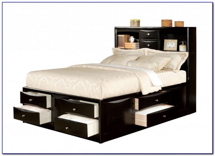 Oak Queen Size Bookcase Headboard Oak Queen Size Bookcase Headboard