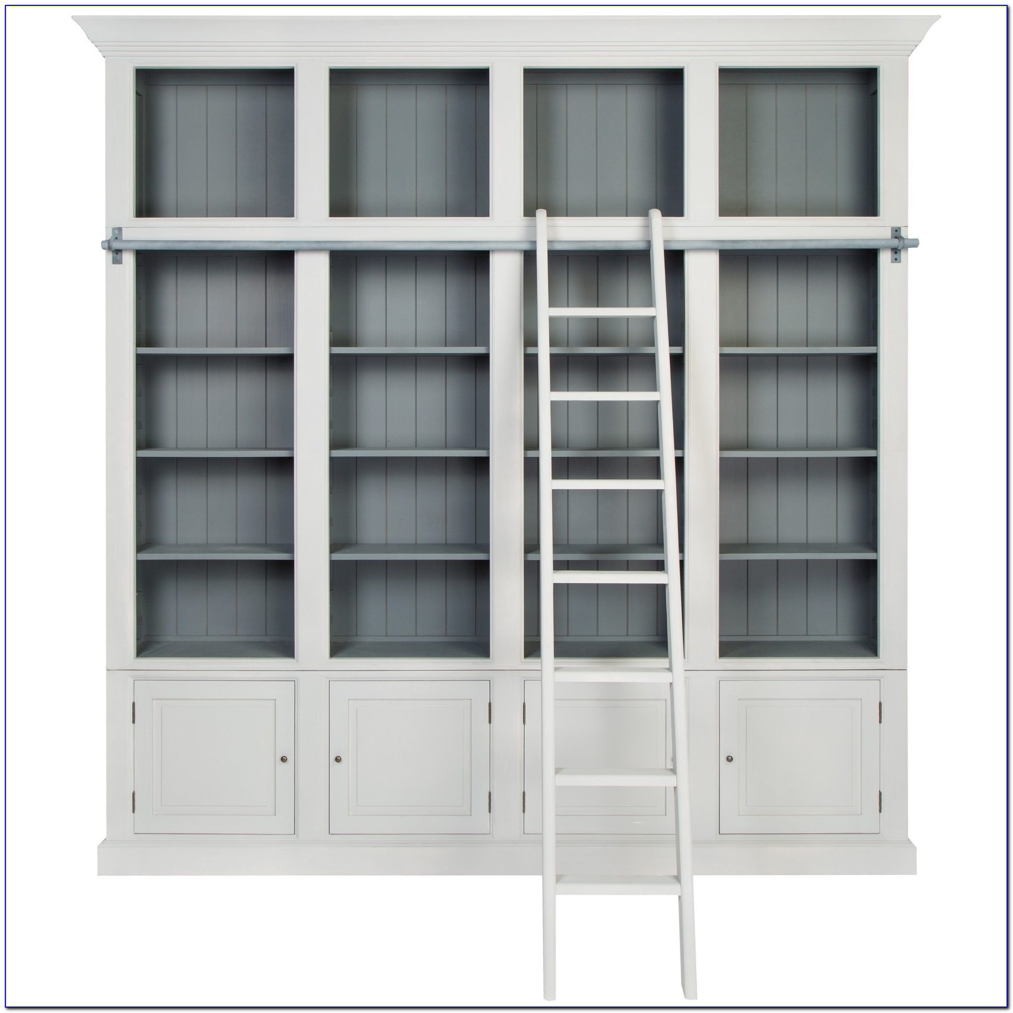 Sliding Ladder For Bookcase Bookcase Home Design Ideas 
