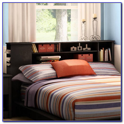 Bookcase Headboard Queen Black Bookcase Headboard Queen Black