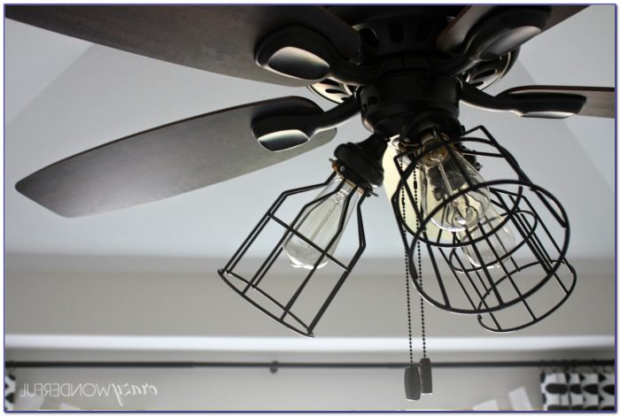 Ceiling Fan Cage Light Kit Ceiling Fan Cage Light Kit
