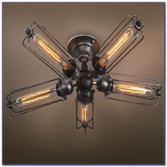 Ceiling Fan With Edison Lights Ceiling Fan With Edison Lights