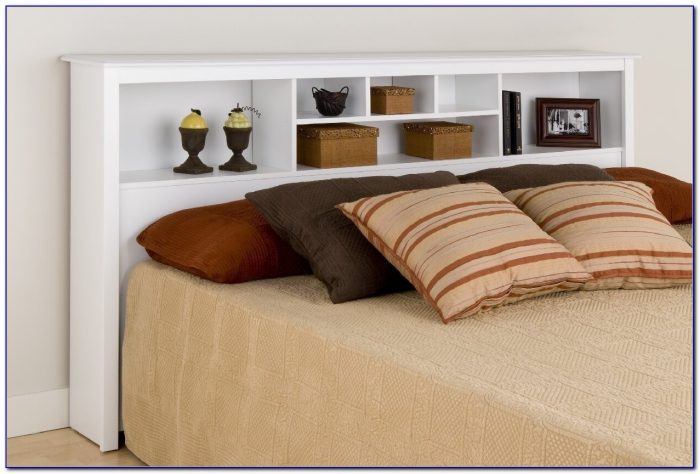 Cherry 6 Drawer King Size Platform Storage Bed & Bookcase Headboard Cherry 6 Drawer King Size Platform Storage Bed & Bookcase Headboard