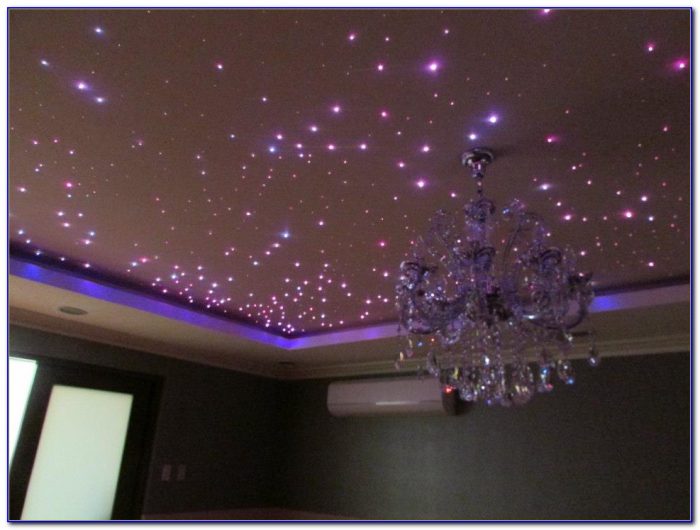 Fiber Optic Ceiling Lighting Installation Fiber Optic Ceiling Lighting Installation