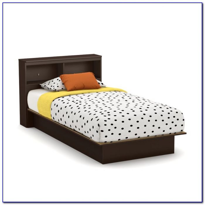 Full Size Black Platform Bed Bookcase Headboard Full Size Black Platform Bed Bookcase Headboard