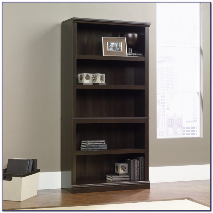 Sauder Five Shelf Bookcase Matte Black Finish Sauder Five Shelf Bookcase Matte Black Finish
