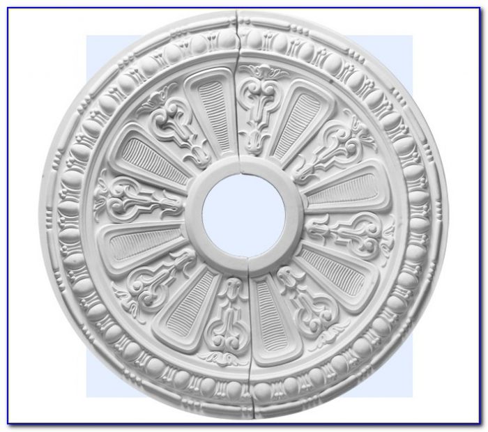Small Two Piece Ceiling Medallions Small Two Piece Ceiling Medallions