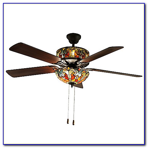 Stained Glass Ceiling Fan Light Stained Glass Ceiling Fan Light