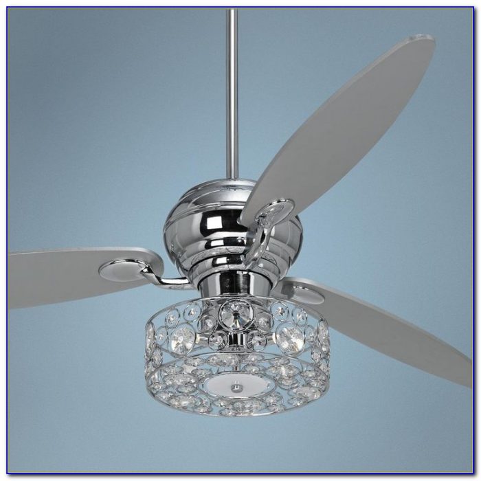 White Ceiling Fan With Crystals White Ceiling Fan With Crystals