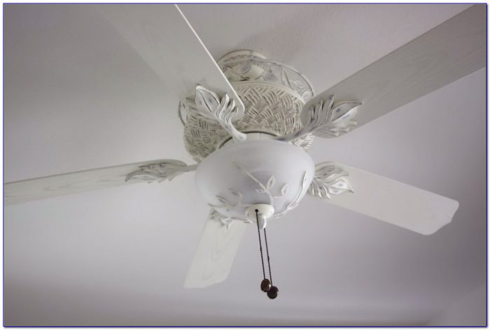 White Shabby Chic Ceiling Fan White Shabby Chic Ceiling Fan