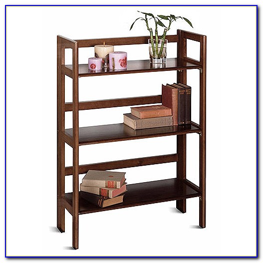 Natural Wood Folding Bookcase Bookcase Home Design Ideas 