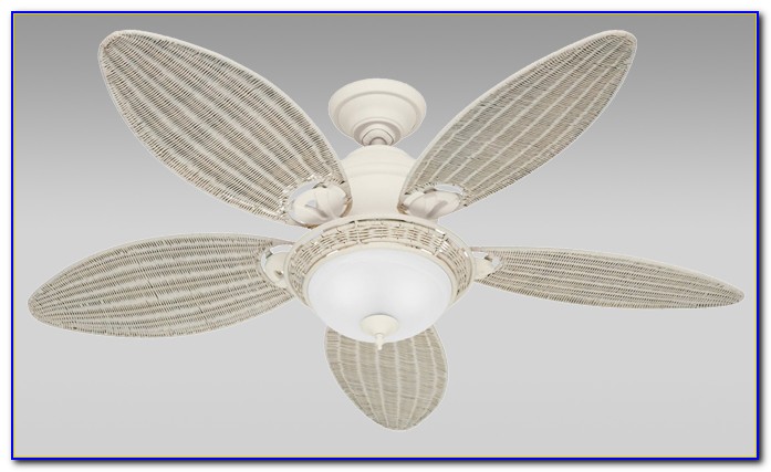 42 White Wicker Ceiling Fan 42 White Wicker Ceiling Fan