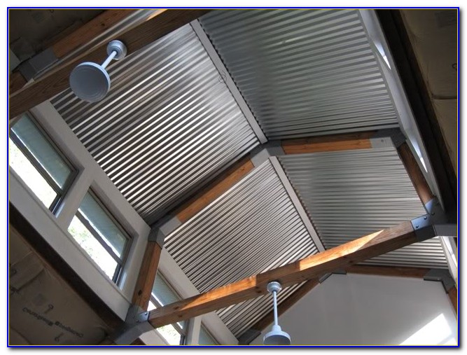 Corrugated Metal Ceiling System Corrugated Metal Ceiling System