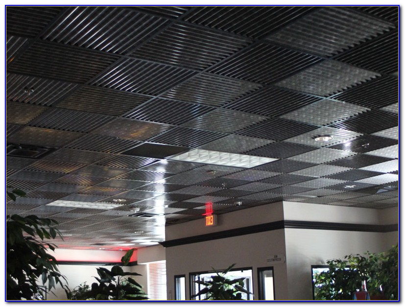 Corrugated Metal Ceiling Tiles - Ceiling : Home Design Ideas ...