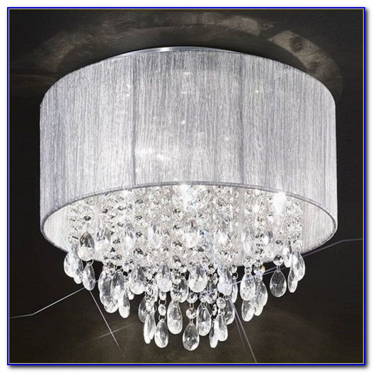 Flush Crystal Ceiling Lights Flush Crystal Ceiling Lights