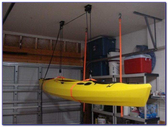 Hang Kayak From Garage Ceiling Hang Kayak From Garage Ceiling
