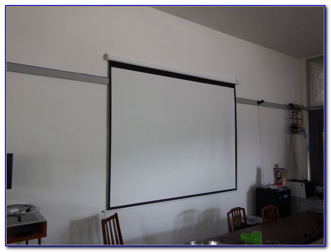 Hang Projector Screen From Drywall Ceiling Hang Projector Screen From Drywall Ceiling