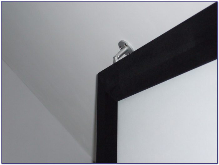 Hanging A Projector Screen From A Drop Ceiling Hanging A Projector Screen From A Drop Ceiling