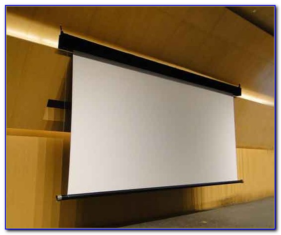 Hanging A Projector Screen From Ceiling Hanging A Projector Screen From Ceiling