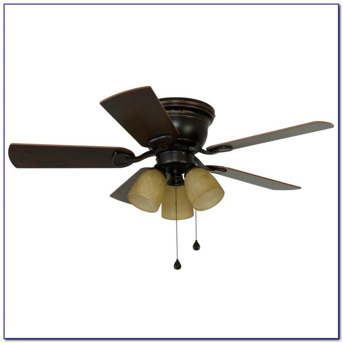 Hunter 42 Inch Flush Mount Ceiling Fan With Light Hunter 42 Inch Flush Mount Ceiling Fan With Light
